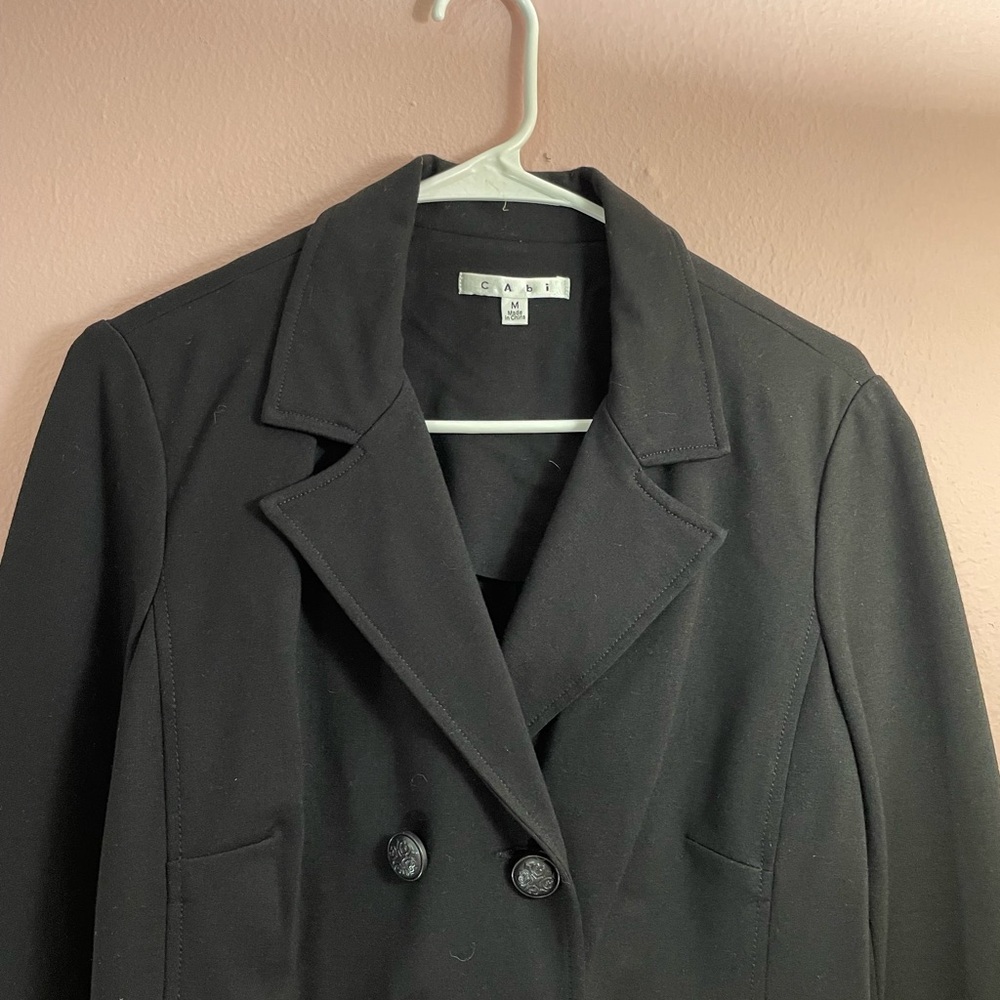Cabi Black Double-Breasted Jacket - image 4